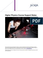 Higher Physics Course Unit Support Notes