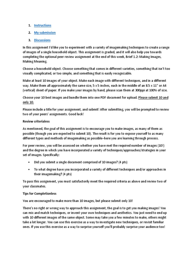 Imagemaking Techniques Assignment | PDF | Drawing | Art Media