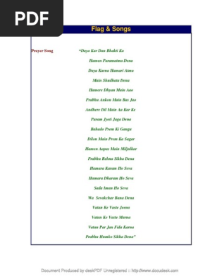 Flag Song