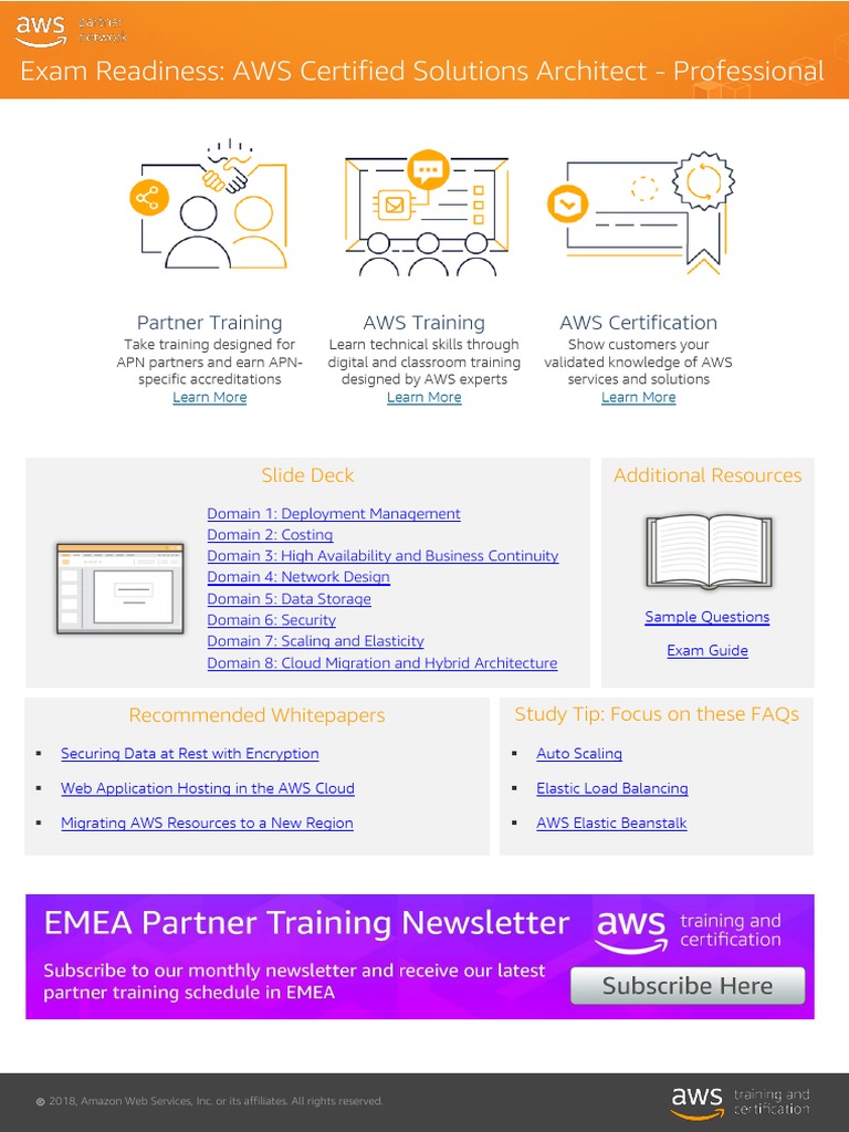 AWS Certified Solutions Architect Exam Guide | PDF | Amazon Web ...