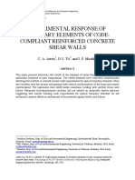 Experimental Response of Boundary Elements of Code-Compliant Reinforced Concrete Shear Walls
