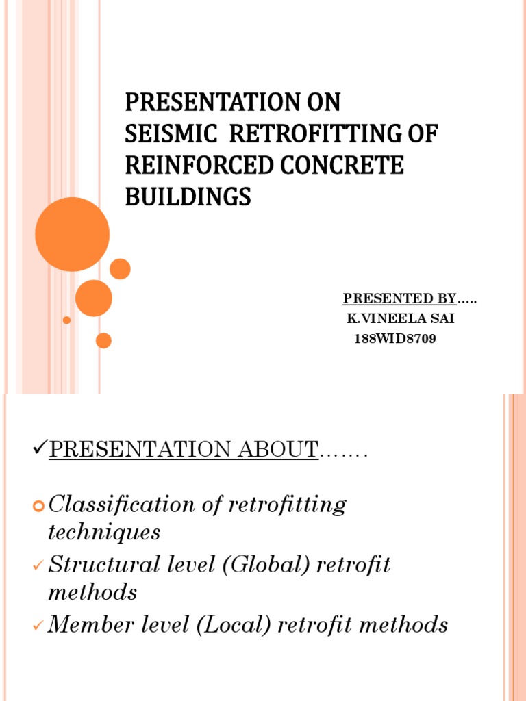 Seismic Retrofitting Techniques Overview | PDF | Beam (Structure) | Wall