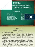 Laporan Praktik Sanitasi Rumah Sakit Di Rsup Dr. Sardjito Yogyakarta