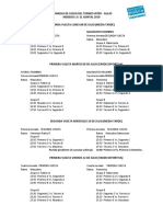 Recalendario de Jornadas Pendientes 2019