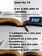 Lámpara Es Amis Pies Tu Palabra