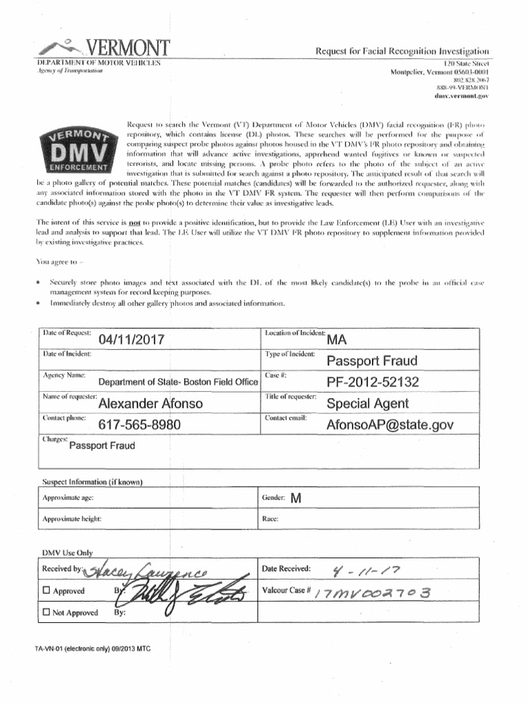 DMV Database Search Requests 2013-2017 | PDF | Crime & Violence | Crime ...