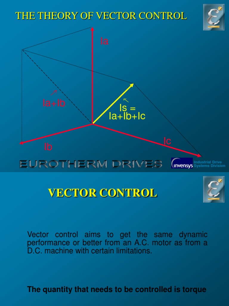Principles of Vector Control Theory | PDF | Electric Motor | Magnetic ...