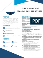 CV of Mahmudul Hassan