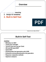 Built in Self-Test: 2. Testability Measuring 3. Design For Testability