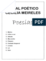 Varal Poético Cecília Meireles