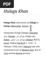 Hulagu Khan - Wikipedia