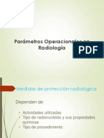 Parámetros Operacionales Radiología (Distancia, Tiempo y Blindaje)