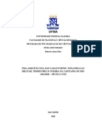 UMA ARQUEOLOGIA DAS CASAS FORTES - ORGANIZAÇÃO MILITAR TERRITÓRIO E GUERRA NA CAPITANIA DO RIO GRANDE. SILVA, Roberto Airon. 2010 PDF