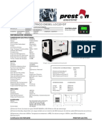 Generador eléctrico diesel LG22YDT 17.6KW 208/120V