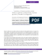 Encuentros y Desencuentros Entre Música y Género