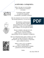 Oración Del Catequista PDF