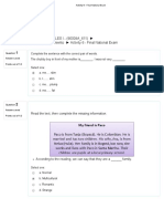 Final English Exam Practice