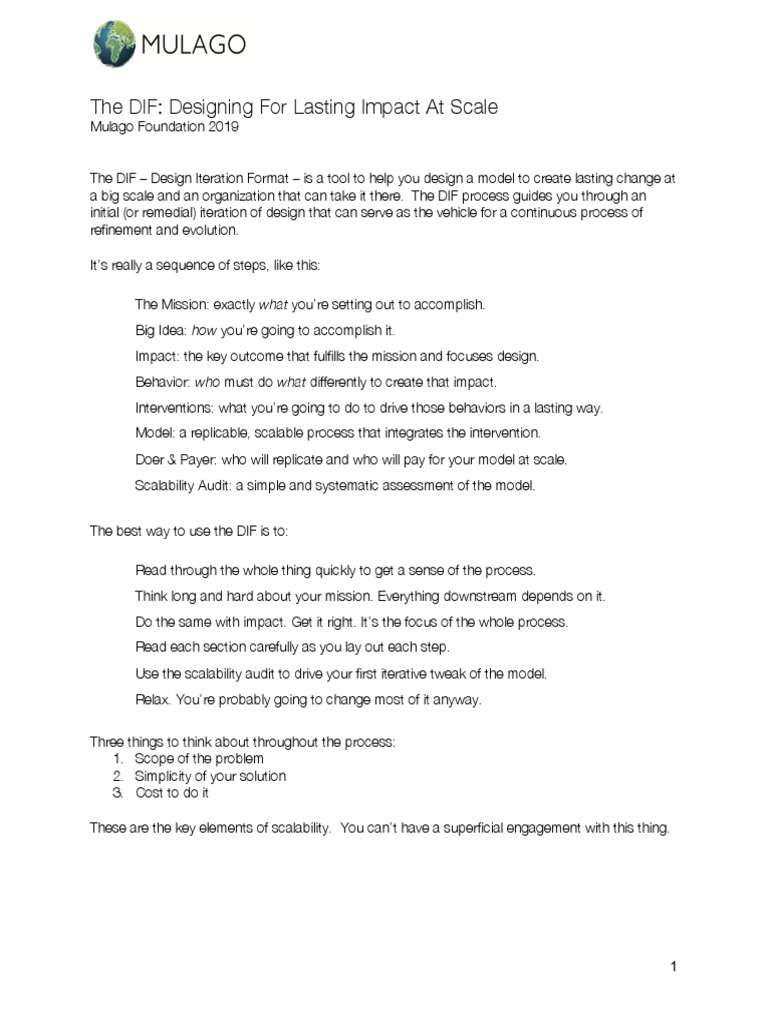 Designing Impactful Change Strategies | PDF | Aids | Non Governmental ...