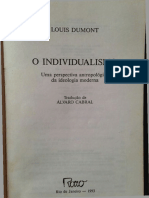 DUMONT LOIUS O Individualismo Uma Perspectiva Antropologica Da Ideologia Moderna PDF