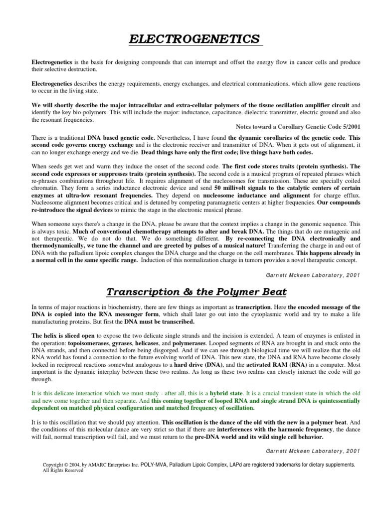 Summary From  1 PDF Inductance Dna