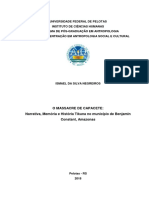 Dissertação NEGREIROS Ismael Da Silva O MASSACRE DE CAPACETE - Narrativa, Memória e História Tikuna No Município de Benjamin - Unlocked PDF