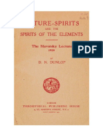D.N. Dunlop Nature Spirits and The Spirits of The Elements Lecture 1920 PDF