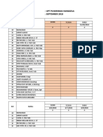 Unit Kerja: Upt Puskesmas Nanggela Daftar Hadir Apel Pagi: September 2018