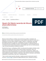 Quem Foi Maria Lacerda de Moura, Feminista e Anarquista Crítica Dos Movimentos em Que Militou