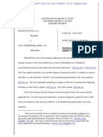 Pund v. City of Bedford Ohio Opinion and Order granting Summary Judgment 