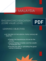 My Malaysia: English/Civics Education (Core Value: Love)