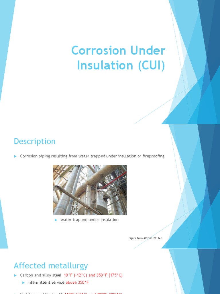 Corrosion Under Insulation Overview | PDF | Technology & Engineering