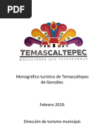 Monográfico turístico de Temascaltepec