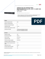 Unidad Pdu de Bypass para Mantenimiento de Apc, 230 V 16 Amp Con 6 IEC C13 Y 1 C19