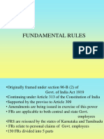 Fundamental Rules