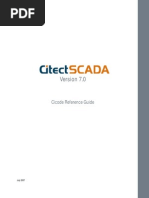 CitectSCADA v7.0 - Cicode Reference Guide