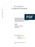 Lecciones de Preceptiva Literaria Por J F Montalvo