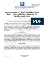 Fully Regulated 28V Bus Using Bidirectional Battery Charge/Discharge Regulator For Satellite Applications