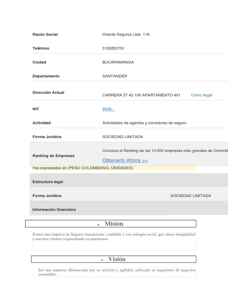 Razón Social | PDF | Seguro | Responsabilidad social corporativa