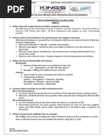 Communication Network EC8551