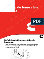 Tiempo de inyección estático: medición y corrección