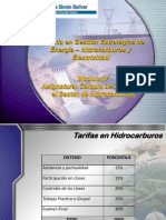 Presentacion 1 UASB Tarifas Hidrocarburos