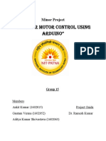 Stepper Motor Control Using Arduino