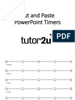 Cut and Paste Timers New