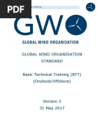 Global Wind Organisation Standard: GWO Basic Technical Training