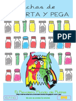 Recorta Pega Monstruo de Colores by Rukkia (Carta USA) PDF