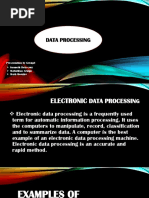 Data Processing