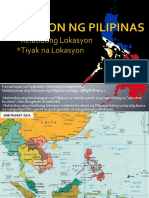 Lokasyon NG Pilipinas - Week 1