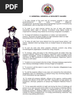 11 G O Code Of Ethics Conduct Security Creed Security Guard Justice