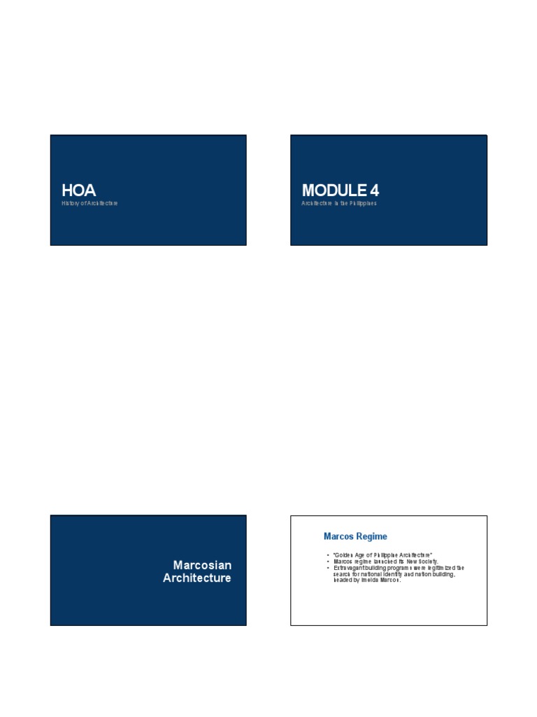 Marcosian Handouts | PDF | Architectural Design | Architecture