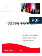 FCCU Slurry Pump Selection Allaire Flowserve FCCU Galveston 2016